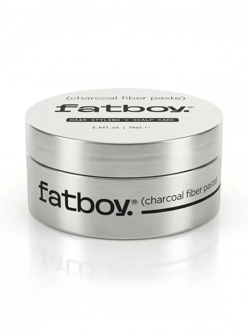 Fatboy Hair Charcoal Fiber Paste, Matte Styling Paste, Oil Absorbing